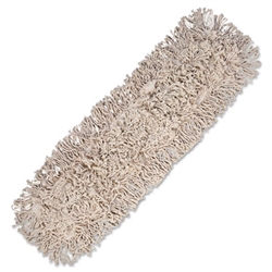 In-House Brand WASHABLE White Dry Dust Mop Head 24