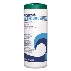 Boardwalk Disinfecting Disinfectant Cleaning Wipes Fresh Scent 12 x 35ct