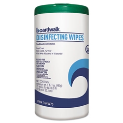 Boardwalk Disinfecting Disinfectant Cleaning Wipes FRESH Scent 6 x 75ct