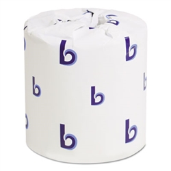 Boardwalk Toilet Tissue Paper Rolls 2-Ply 4.5 x 3.75 96 - Rolls x 500 Sheets Each