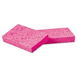 Small Pink Absorbent Cellulose Sponges - 48ct