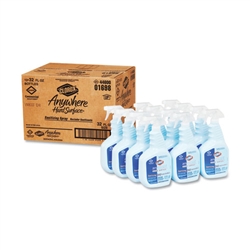 Clorox Anywhere Hard Surface Sanitizer Sanitizing Disinfectant Spray 12 x 32oz