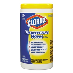 Clorox Disinfecting Wipes Lemon Fresh Scent 6 x 75ct