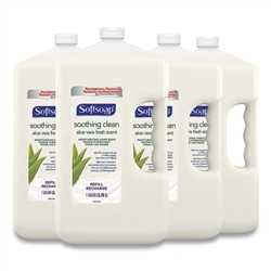 Liquid Softsoap Premium Hand Soap w/Aloe Vera - Soft Soap 4 x 1 Gallon