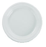 Dart White Impact Plastic Plates Dinnerware 6" - 8 x 125ct - 1000ct