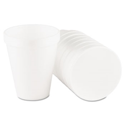 Dart White Styro Foam Cups 10 Ounce Styrofoam 1000ct