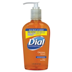 Liquid Dial Gold Antimicrobial Hand Soap Pumps - 12 x 7.5oz