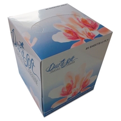 General Supply Facial Tissue Cube Box Floral Flower Design 2-Ply - 36 x 85ct