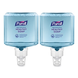 GOJO Purell ES8 CLEAN RELEASE Technology (CRT) Healthy Soap High Performance Foam - Fragrance Free - 2 x 1200ml Refill Cartridges