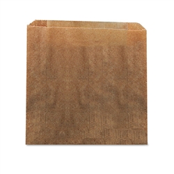 Hospeco Kraft Waxed Paper Liner Bags for Wall Mount Receptacles - 250ct
