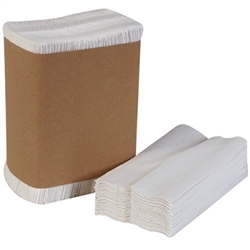In-House Brand White Tall Fold Lunch Dispenser Napkins 20 x 500ct - 10,000ct