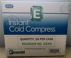 Single Use Instant Cold Compress Ice Packs - 4