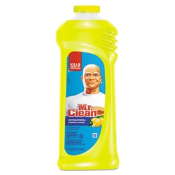 Mr. Clean Antibacterial All Purpose Cleaner Summer Citrus Lemon Scent 9 x 24oz