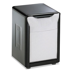 San Jamar Table-top Low Fold Paper Napkin Dispenser Black - 1 Each