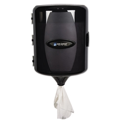 San Jamar Adjustable Center-pull Paper Towel Dispenser Black Pearl Color - 1 Each