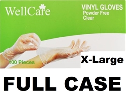 In House Brand Disposable Powder Free Vinyl Gloves XL 10 x 100ct X-LARGE
