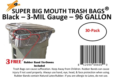  Wide Mouth Trash Bags